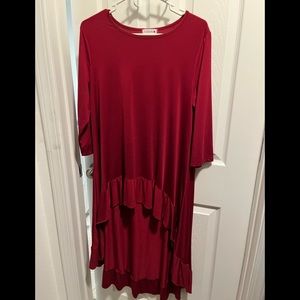 Red Nuggles hi low top